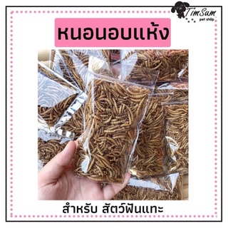 ราคาหนอนอบแห้ง สำหรับสัตว์เลี้ยง เช่น นก และสัตว์ฟันแทะ ขนาดบรรจุ 20 กรัม