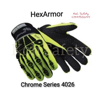 ถุงมือกู้ภัย Hexarmor​ Chrome​ Series​ 4026​ Cut5​ ถุงมือกันบาดและกันกระแทก