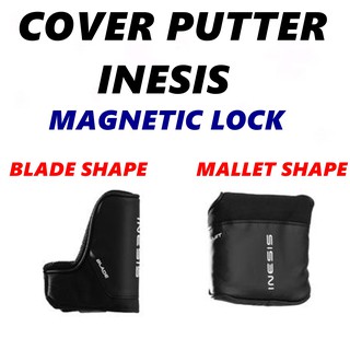 COVER ไม้กอล์ฟ COVER PUTTER ปลอกหุ้มหัวไม้ ครอบหัวไม้ หัวมอลเล็ต หัวเบลด พัตเตอร์ COVER HEAD GOLF MALLET BLADE INESIS