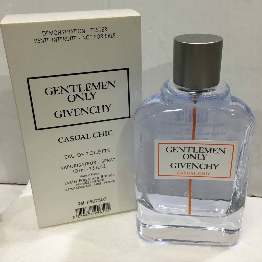 Gentlemen Only Givenchy Casual Chic Edt 100 ml. กล่องเทสขาว