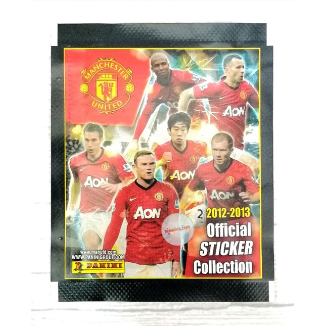 (Sealed Pack) 2012/13 PANINI STICKER MANCHESTER UNITED (ซองสุ่มสติ๊กเกอร์)