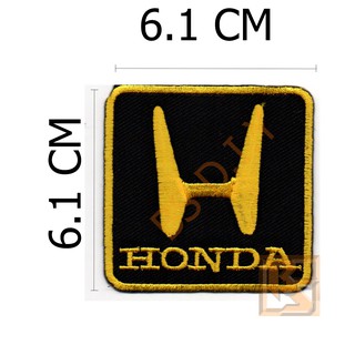 ตัวติดเสื้อ ตัวรีดเสื้อ อาร์ม Armpatch งานปักผ้า Logo Honda ฮอนด้า