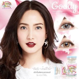 Sweety plus ลาย Goody (สีน้ำตาล/เทา) + ลายใหม่มาแล้ว ++ เลนส์เท่าตาจ้า ++ คอนแทคเลนส์