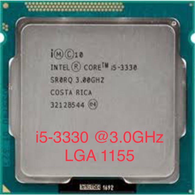 พร้อมส่ง CPU i5-3330 i5-3470 i5-3550 i5-3570 Socket1155 Gen2-3 (มือสอง) แชทสอบถามก่อนสั่งซื้อ