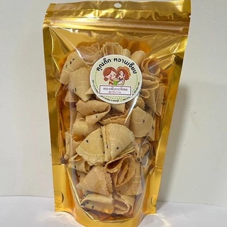ทองม้วนกรอบพับกะทิสด 80 กรัม สูตรโบราณ อร่อยเว่อ ! ท้าพิสูจน์ให้ลอง