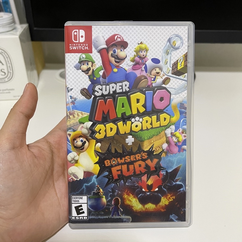 Mario 3D world แผ่นเกม Nintendo Switch มือสอง