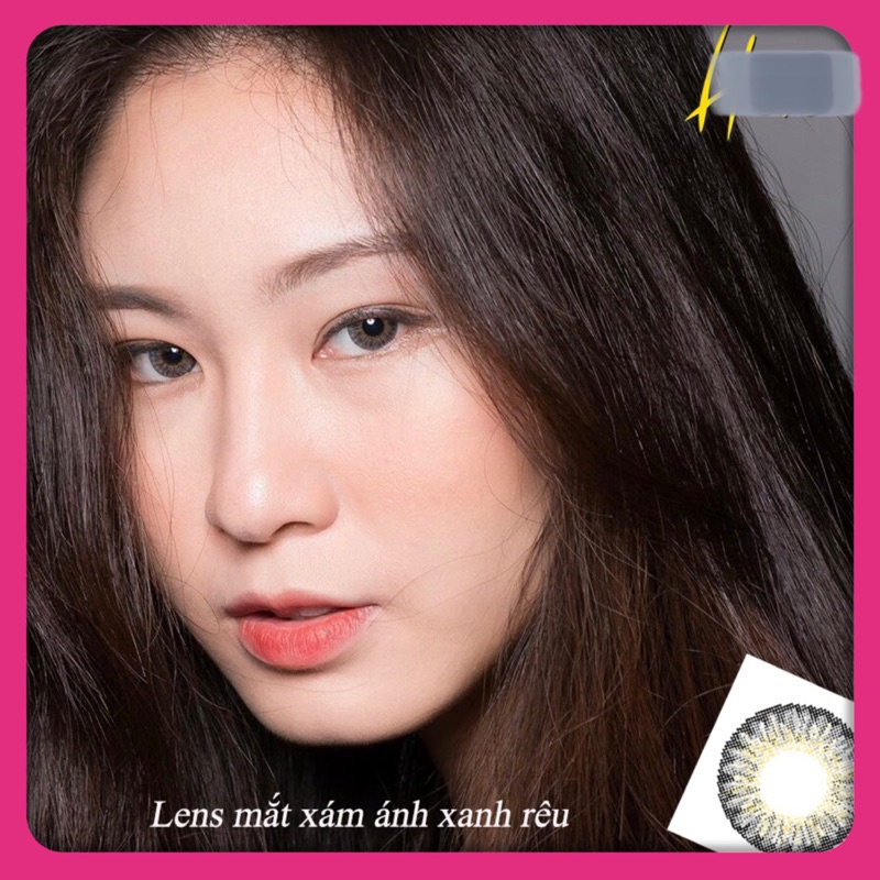 ของแท้ HQ สีเทา-น้ําเงิน เลนส์ใกล้ มี DEGREE 0-8 องศา สีเทา คอนแทคเลนส์ใกล้สายตา Viet Thanh C3001 แว