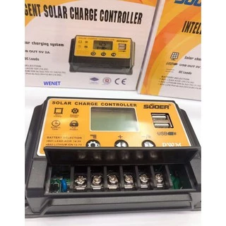 โซล่าร์ชาร์จเจอร์ PWM -30A SUOER (ST-S1230)สีนค้าของแท้แน่小个ขนาดเล็กS