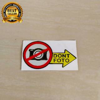 สติกเกอร์ตัด THAILAND DONT Photo No Photo Camera คุณภาพดีที่สุด