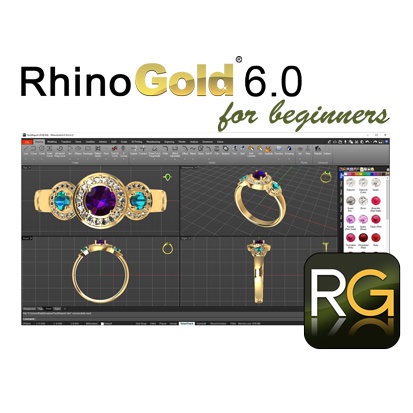โปรแกรม MatrixGold 3.1 Matrix 8.0 Matrix 9.0 Rhinoceros 5.9 JewelCAD Pro 2.2 RhinoGold 6.6 (C028)
