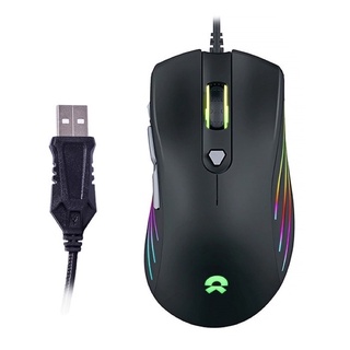 Gaming Mouse OKER เมาส์ไฟเรืองแสงหัวเสียบ USB รุ่น G62 เมาส์ 7 ปุ่ม