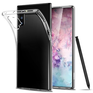 เคสใสนิ่ม Samsung Galaxy Note 10 plus/Note 10   เคส tpu ใสๆ สวยๆโชว์สีเครื่อง