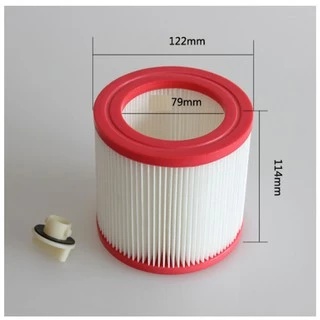 🎯ไส้กรองเครื่องดูดฝุ่นใหญ่ + ตัวล็อค Hepa Filter รัศมี ภายในรัศมีภายใน 32 มม.