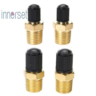 (innerset) วาล์วทองเหลืองสําหรับยางรถยนต์ 2 ชิ้น