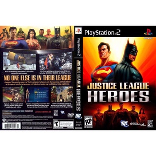 แผ่นเกมส์ PS2 Justice League Heroes   คุณภาพ ส่งไว (DVD)