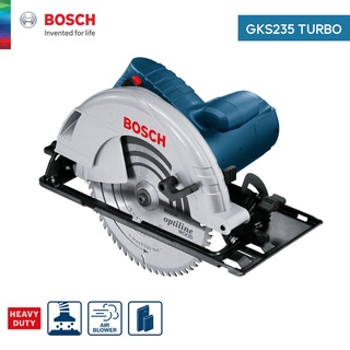 BOSCH เลื่อยวงเดือน 9 นิ้ว รุ่น GKS235 TURBO (2,050วัตต์) รับประกันศูนย์ 1 ปี ของแท้ HEAVYDUTY