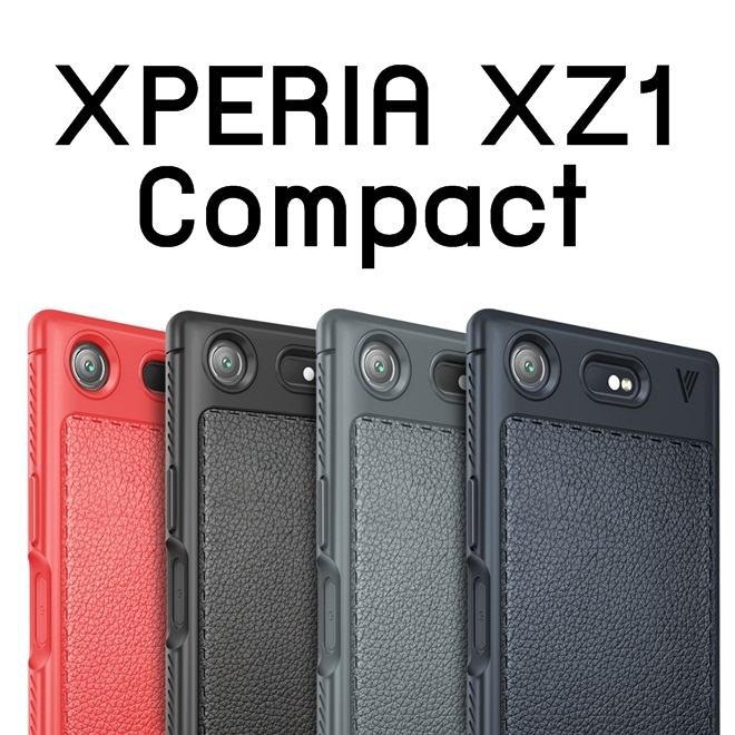 เคส สำหรับ Sony Xperia XZ1 Compact IVSO Gentry Series Leather TPU Case