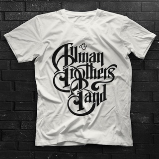 เสื้อยืด พิมพ์ลายวง The Allman Brothers สีขาว สําหรับผู้ชาย และผู้หญิง