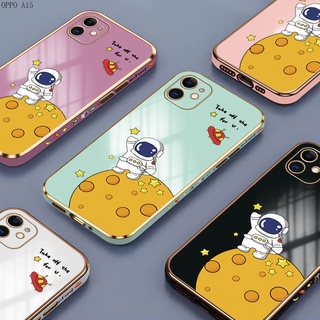 OPPO A15 A15S A7 A5S A12 A12S A9 A5 A31 A12E A53 A33 A74 A92 A52 2020 4G 5G เคสออปโป้ สำหรับ Case Astronaut UFO เคส เคสโทรศัพท์ เคสมือถือ เคสนิ่ม