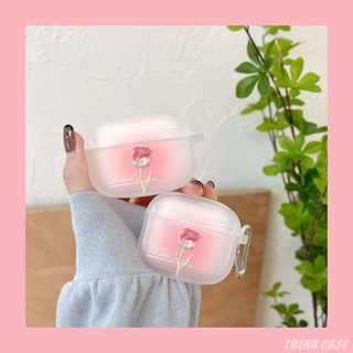 เคสหูฟังบลูทูธไร้สาย ลายดอกทิวลิป สําหรับ Airpods 3 2 1 Pro