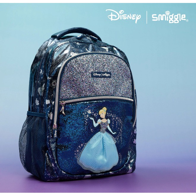 Smiggle Disney Cinderella Princess Classic Backpack Like Ori