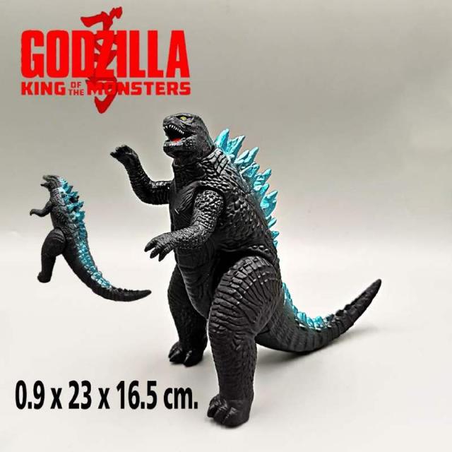 โมเดล ก็อตซิลล่า ซอฟท์ GODZILLA ครีบ สีฟ้า winnietoys