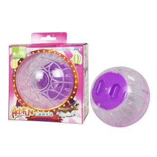 Jolly ActiFun ลูกบอลวิ่งออกกำลังกาย รุ่นโปร่งใส สำหรับหนูแฮมสเตอร์  14cm (ฝาม่วง) (JP303)