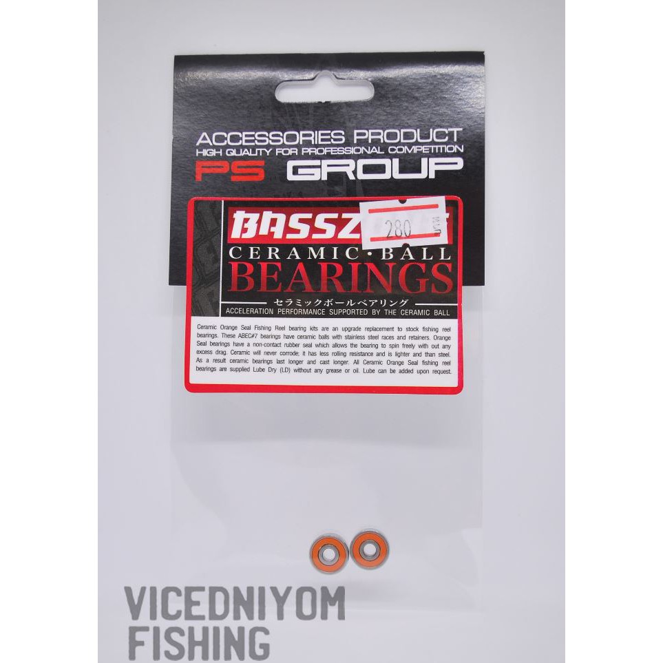 ลูกปืนแต่งรอก Ceramic BASSZONE , ABEC#7 ลื่น ตีง่าย ตีไกล รุ่นที่ใส่ได้ดูในรายละเอียดด้านล่าง
