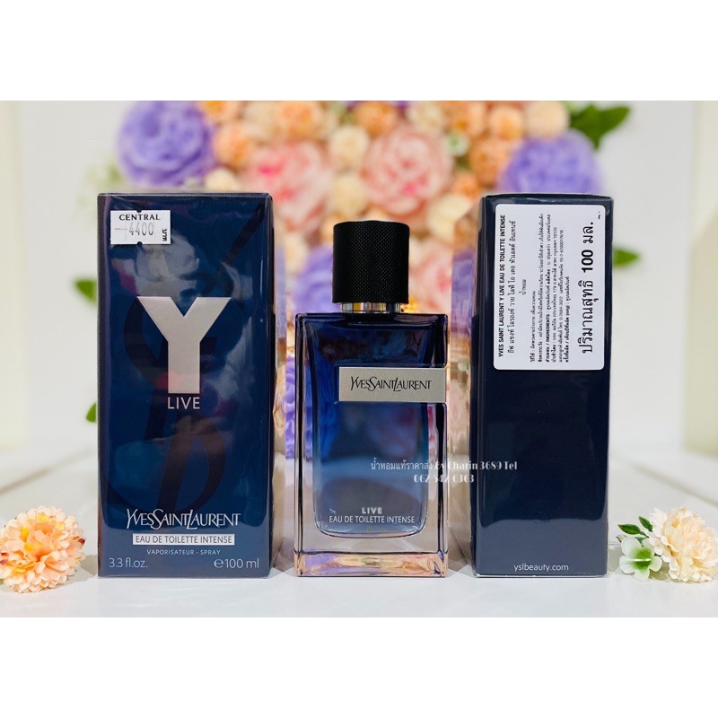 YSL Y Live eau de toilette intense ( Yves Saint Laurent) น้ำหอมแท้แบรนด์เนมเค้าเตอร์ห้าง❗️