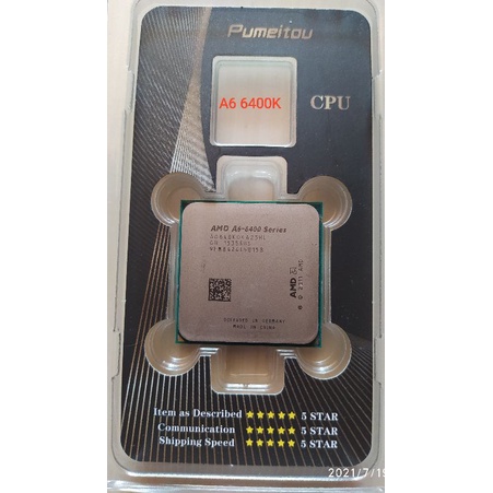 Amd FM2 A6 6400K 3.9GHz GPU Radeon HD 8470D Dual Cores