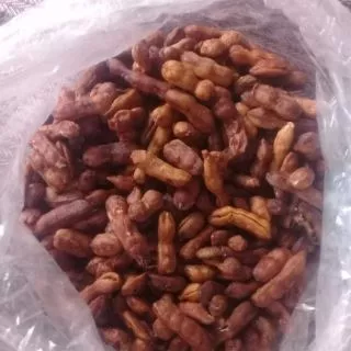 มะขามใหม่ มะขามหวานไร้เมล็ดฝักสั้นถุง400กรัม เกรดA 167บาท