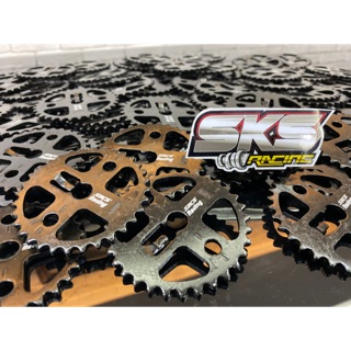 เฟืองโซ่ราวลิ้นเจาะไล่เบา SKS Racing