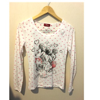 เสื้อ Disney Minnie Mouse ของแท้ ไซส์ S-M สำหรับเด็กโต/ผู้ใหญ่ไซส์เล็ก