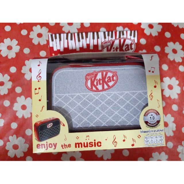 ลำโพงBlutooth kitkat + ช็อกโกแลต