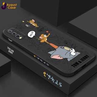 เคสมือถือ แบบนิ่ม ลาย Tom Jerry สําหรับ Samsung S20FE Note 10 Plus S10 Plus A02 M02 A53 A01 Galaxy S22 S21 Ultra Note 20 Ultra Plus