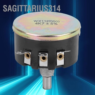 Sagittarius314 โพเทนชิโอมิเตอร์ แบบวงกลมเดี่ยว เกลียว Wx112(050) 4.7k กำลังไฟ 5w