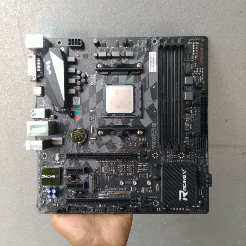 เมนบอร์ด X470 Biostar AM4 มือสอง