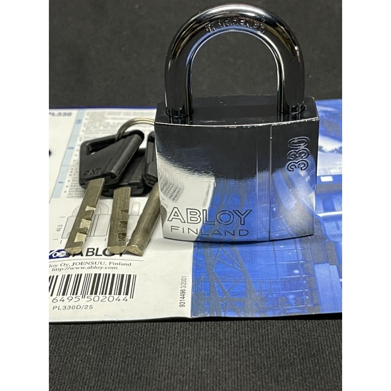 กุญแจล็อคความปลอดภัยสูง แอ๊ปลอย (ABLOY)รุ่นPL330D/25