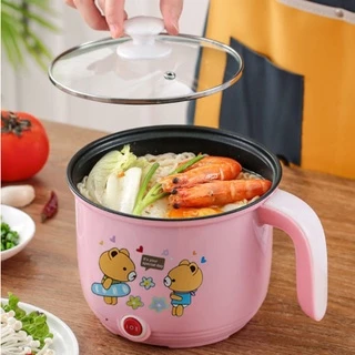(ลูกค้าใหม่ 1 บาท) หม้อไฟฟ้า หม้อขนาดเล็ก ทำความสะอาดง่าย(ไม่มีซึ้ง)