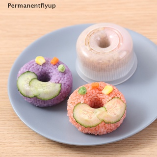 [Permanentflyup] Donut Round Rice Ball Mold Non-Stick Sushi Maker DIY Easy Rice Ball Press Mold