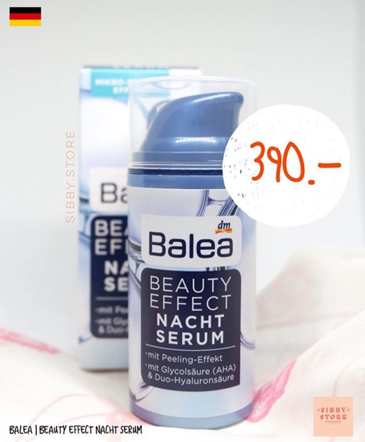 Balea Beauty  Nacht Serum with Micro-Peeling Effect 30 ml.