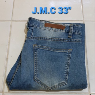 ยีนส์ใหม่ ยี่ห้อ jmc เอว 33 นิ้ว