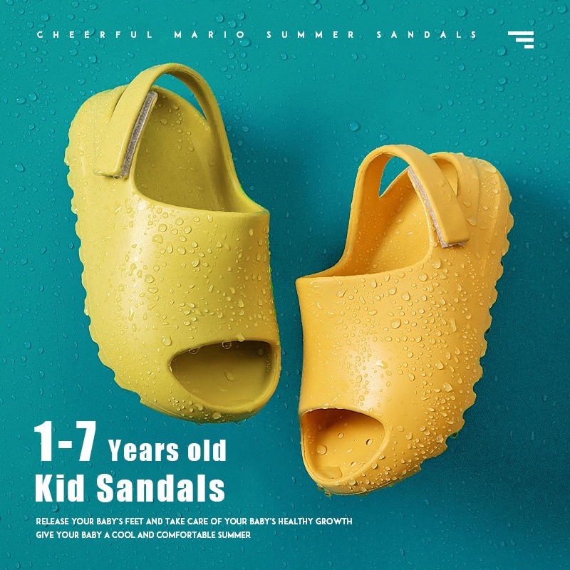 AYUER รองเท้าแตะปากปลา EVA คุณภาพสูงสําหรับเด็กชายและเด็กหญิงแฟชั่นสบาย