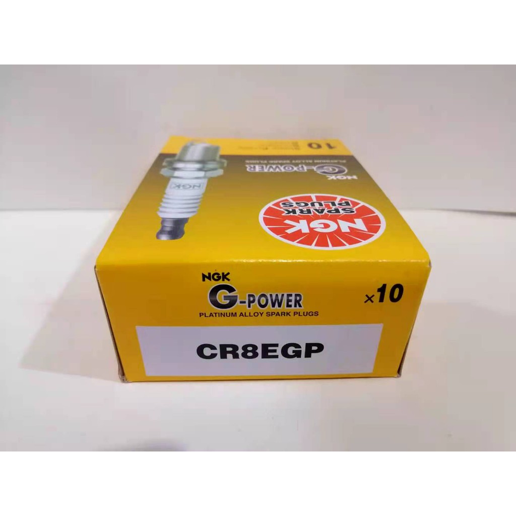 NGK SPARK PLUG G-POWER CR8EGP (ออร์จีน่า 100%)