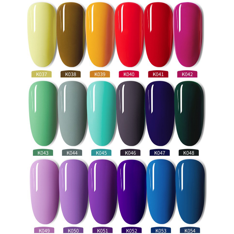 ROHWXY K037-054 UV/LEDสีเจล สีทาเล็บเจล แแบบต้องอบ 7.3ml (ต้องใช้เครื่องอบ) (พร้อมส่งจากประเทศไทย)