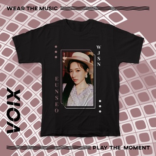 คอตต้อนคอกลมเสื้อยืด พิมพ์ลาย Wjsn Kpop "Wonderland" Dawon Eunseo Yeoreum Paddle YeonjungS-5XL