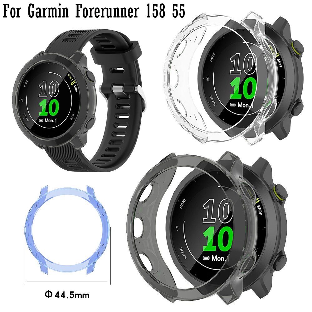 เคสป้องกันรอย Tpu แบบบางพิเศษสําหรับ Garmin Forerunner 55 158