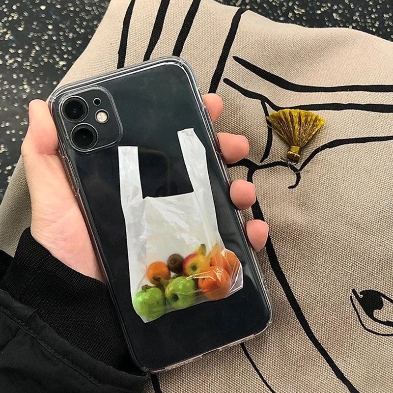 [Lemon] เคสโทรศัพท์มือถือแบบใส ลายผลไม้ เรียบง่าย สําหรับ iPhone 7 8 7plus 8plus 11 12 X XS XR XSMAX 11pro 12promax 11promax 12promax 13 13promax 13promax 12mini 13mini