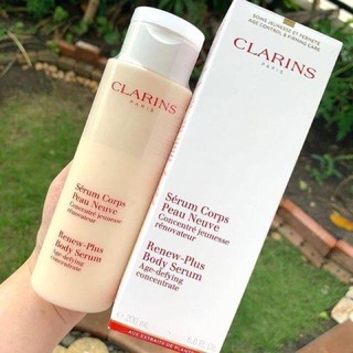 Clarins Renew Plus Body Serum 200ml (No box)