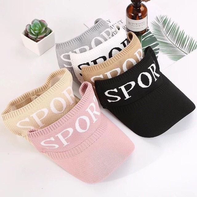 หมวกเบสบอลกีฬาแฟชั่น หมวกกันแดดแบบเปิด Sport_NC STORE